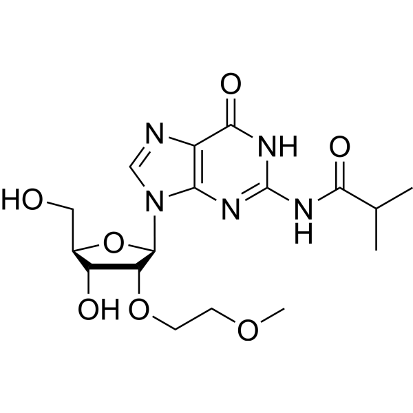 N<em>2</em>-iso-Butyryl-<em>2</em>'-O-(<em>2</em>-methoxyethyl)guanosine