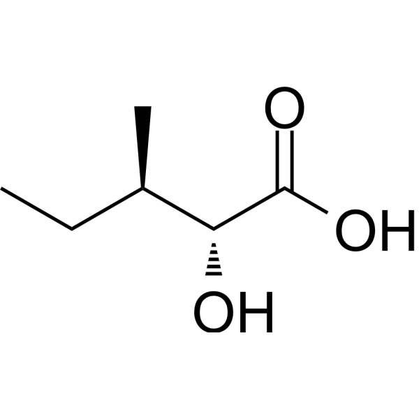 (2R,3R)-2-Hydroxy-3-methylpentanoic acid Chemical Structure