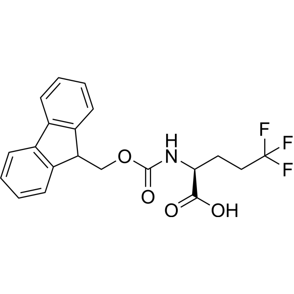 N-Fmoc-5,5,5-trifluoro-L-norvaline Chemical Structure