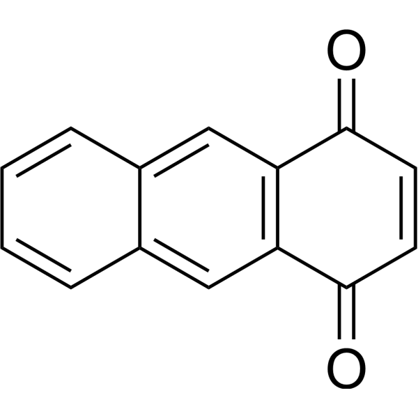 1,4-Anthraquinone Chemical Structure