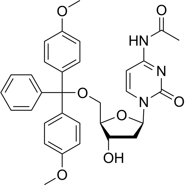 5'-O-DMT-N4-Ac-dC Chemical Structure