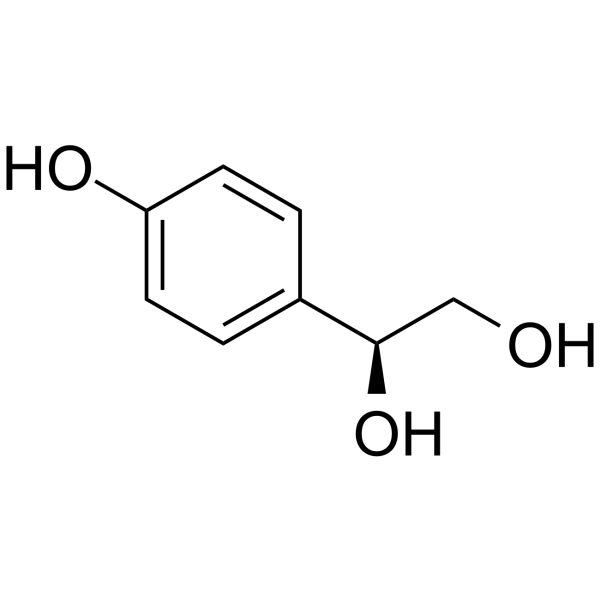 (S)-1-(4-Hydroxyphenyl)ethane-1,2-diol Chemical Structure