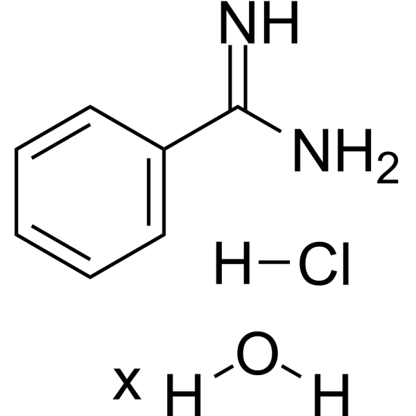Benzamidine hydrochloride hydrate Chemical Structure