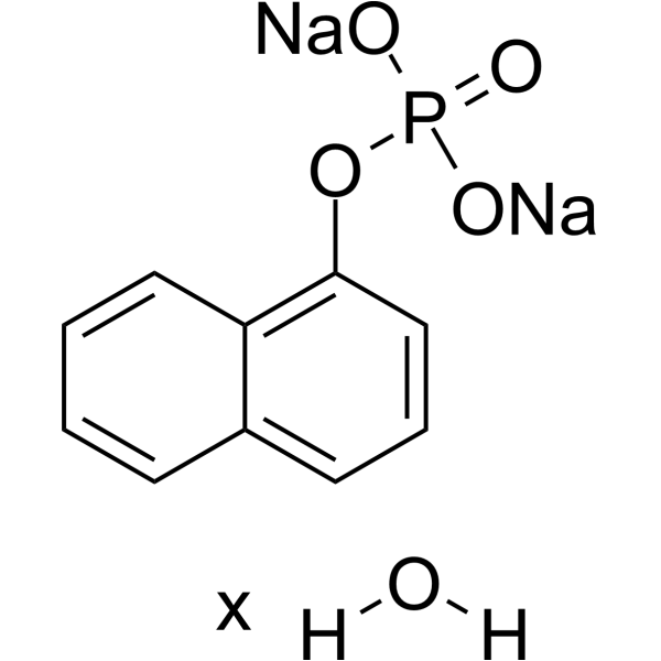 Naphthalen-1-yl phosphate sodium hydrate Chemical Structure