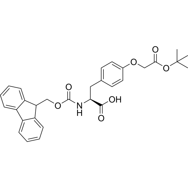 N-Fmoc-4-(tert-butoxycarbonylmethoxy)-L-phenylalanine Chemical Structure