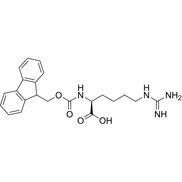<em>N</em><em>2</em>-(((9H-Fluoren-9-yl)methoxy)carbonyl)-<em>N</em>6-carbamimidoyl-L-lysine