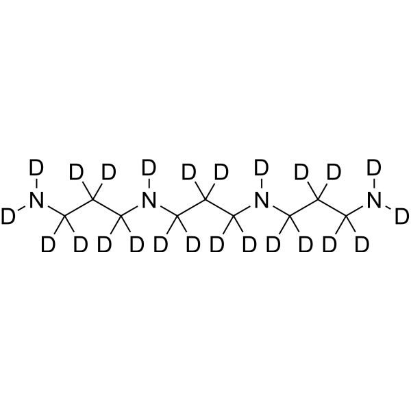 N1,N1'-(Propane-1,3-diyl)bis(propane-1,3-diamine)-d<sub>24</sub> Chemical Structure