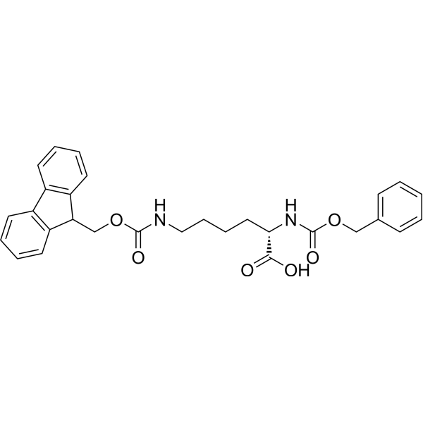 N6-(((9H-Fluoren-9-yl)methoxy)carbonyl)-N2-((benzyloxy)carbonyl)-<em>L-lysine</em>
