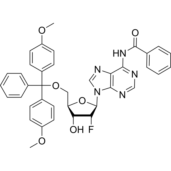 DMT-2'-F-Bz-dA Chemical Structure