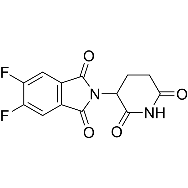 Thalidomide-5,6-F Chemical Structure