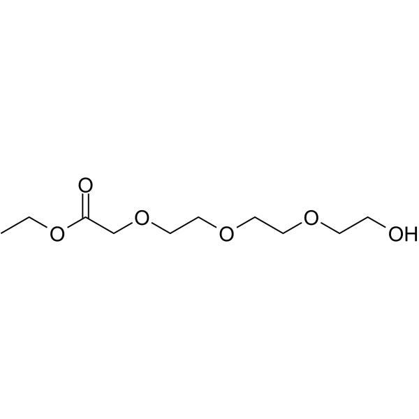Hydroxy-PEG3-ethyl acetate Chemical Structure