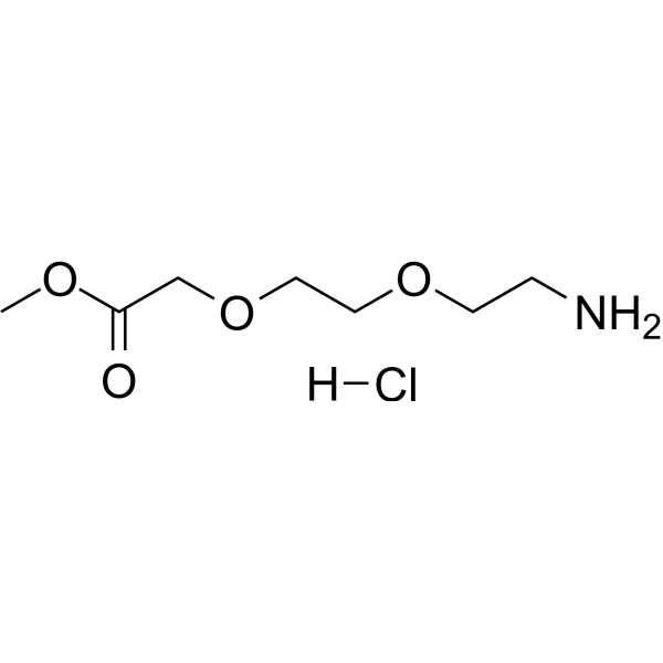 NH2-PEG2-methyl acetate hydrochloride Chemical Structure