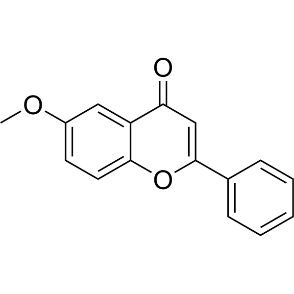 6-Methoxyflavone Chemical Structure