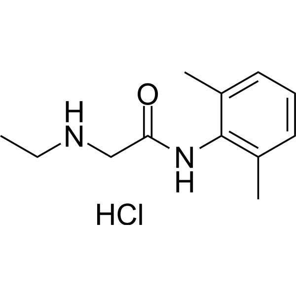 Monoethylglycinexylidide hydrochloride Chemical Structure