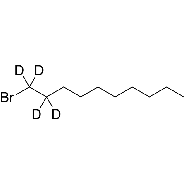 1-Bromodecane-d<sub>4</sub> Chemical Structure