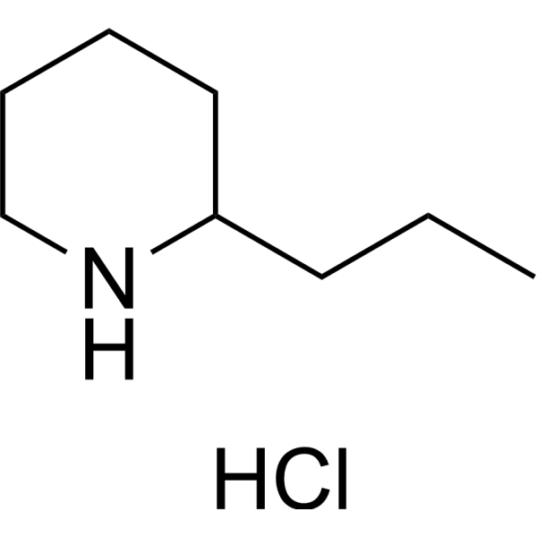 (±)-Coniine hydrochloride Chemical Structure