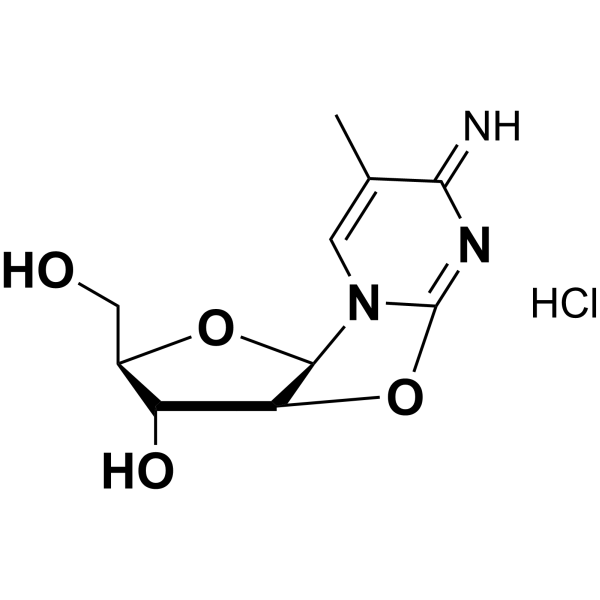5-Methylcyclocytidine hydrochloride Chemical Structure
