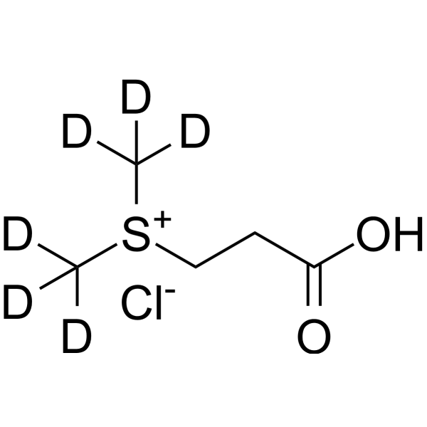 Dimethylpropiothetin hydrochloride-d<sub>6</sub> Chemical Structure