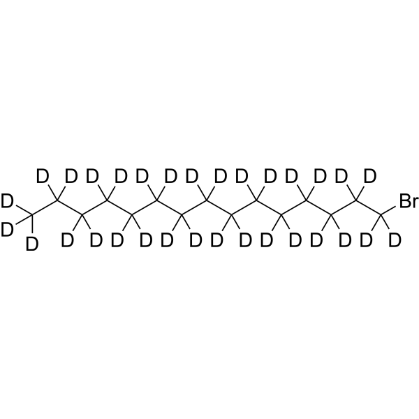 1-Bromopentadecane-d<sub>31</sub> Chemical Structure