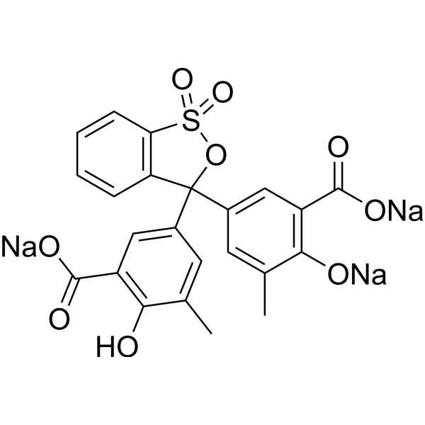 Eriochrome cyanine R indicator (C.I. 43820) Chemical Structure