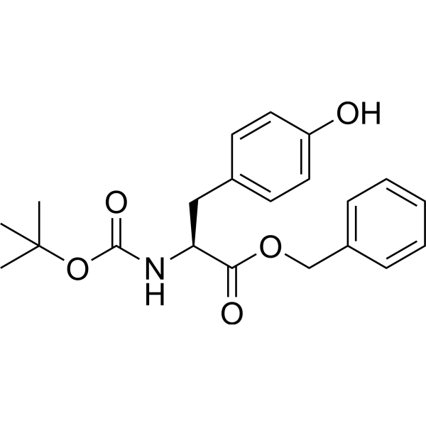 Benzyl (tert-butoxycarbonyl)-L-tyrosinate Chemical Structure