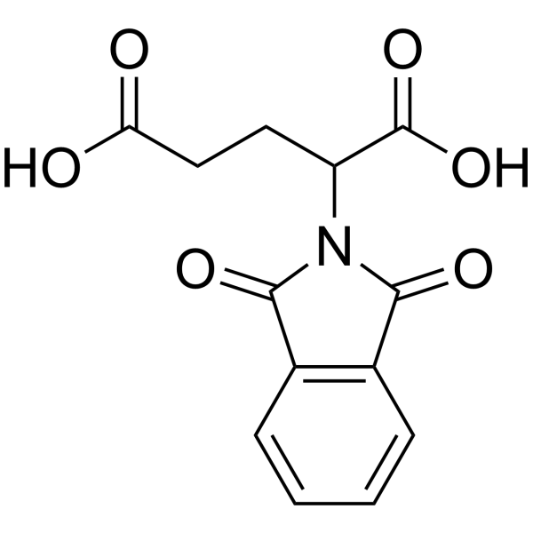 2-(1,3-Dioxoisoindolin-2-yl)pentanedioic acid Chemical Structure
