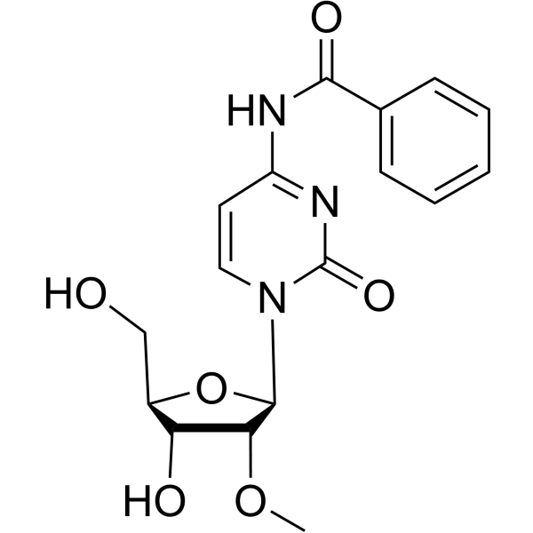 N4-Benzoyl-2’-O-methylcytidine Chemical Structure