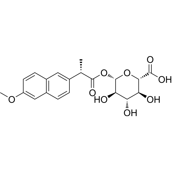 Naproxen glucuronide Chemical Structure