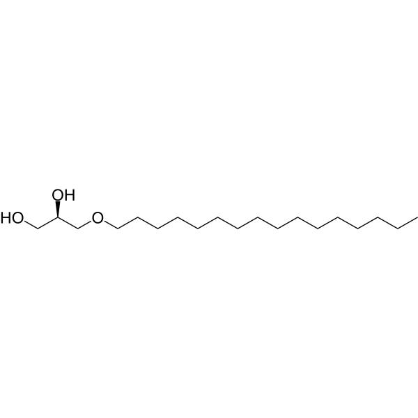 3-O-Hexadecyl-sn-glycerol Chemical Structure
