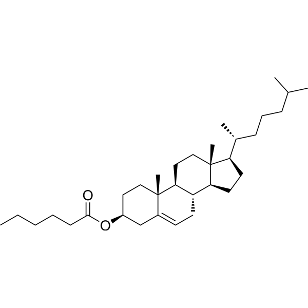 Cholesterol hexanoate Chemical Structure
