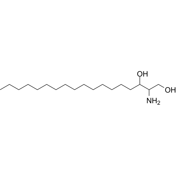 DL-1,3-Dihydroxy-2-amino-octadecane Chemical Structure