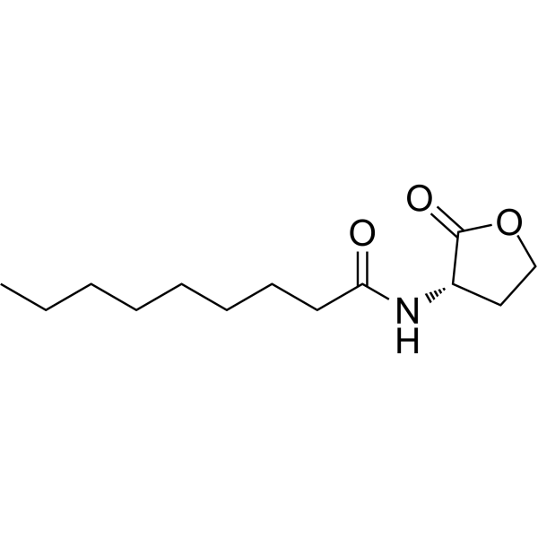 N-Nonanoyl-L-homoserine lactone Chemical Structure