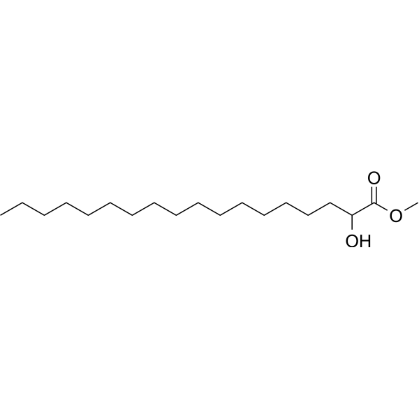 Methyl 2-hydroxyoctadecanoate Chemical Structure