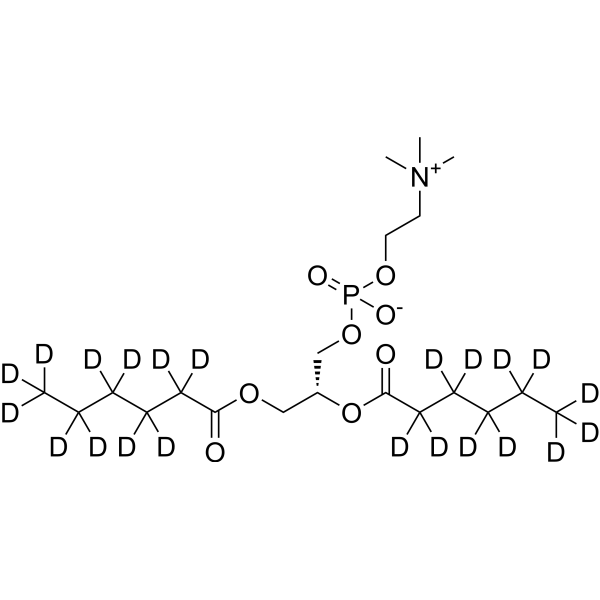 1,2-Dihexanoyl-sn-glycero-3-phosphocholine-d22
