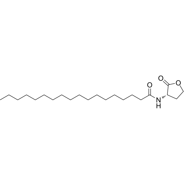 N-Octadecanoyl-L-homoserine lactone Chemical Structure