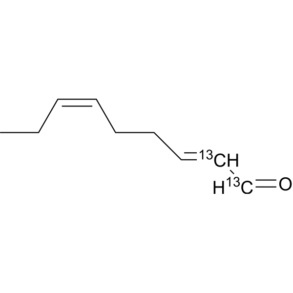 trans-<em>2</em>,cis-6-Nonadienal-13C<em>2</em>