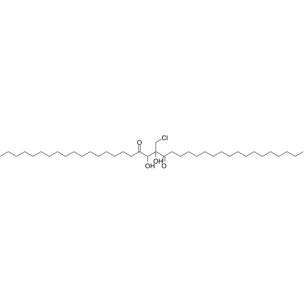 rac-1,2-Distearoyl-3-chloropropanediol Chemical Structure