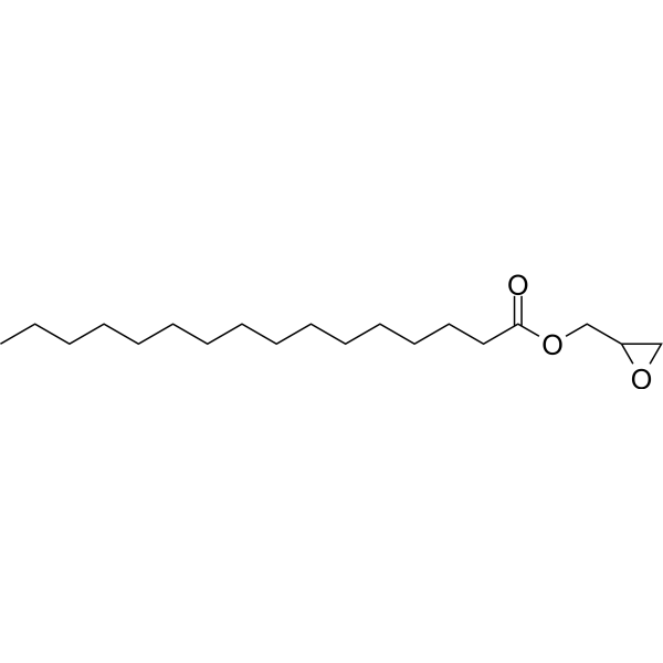 Glycidyl palmitate Chemical Structure