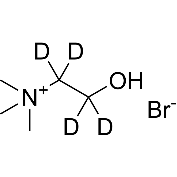 Choline-1,1,2,2-d<sub>4</sub> bromide Chemical Structure