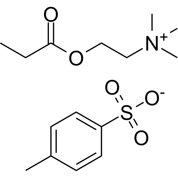 Propionylcholine (p-toluenesulfonate) Chemical Structure