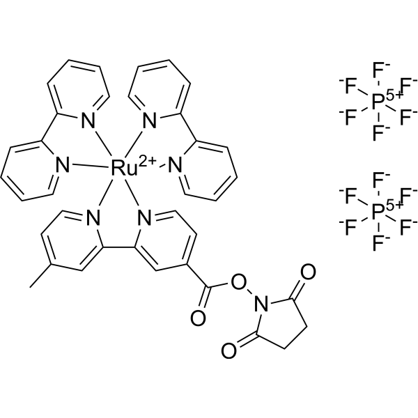 Ru(bpy)2(mcbpy-O-Su-ester)(PF6)2