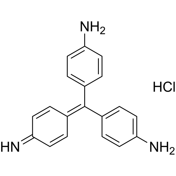 Pararosaniline hydrochloride Chemical Structure