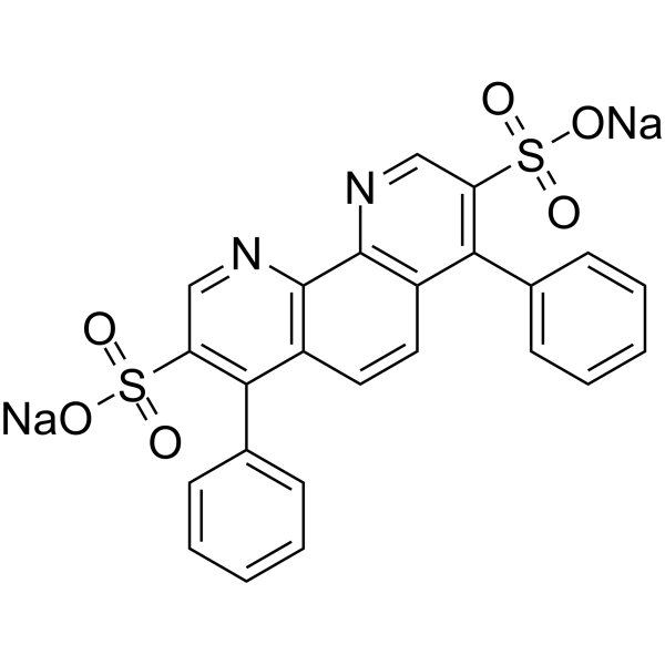 Bathophenanthrolinedisulfonic acid disodium Chemical Structure