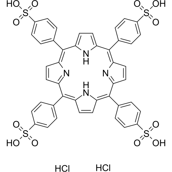 TPPS dihydrochloride Chemical Structure
