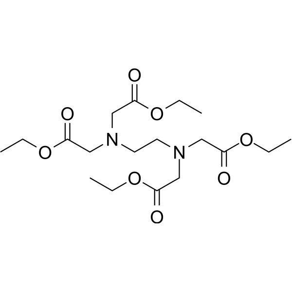 Ethylenediamine-N,N,N,N-tetraacetic Acid Tetraethyl Ester Chemical Structure