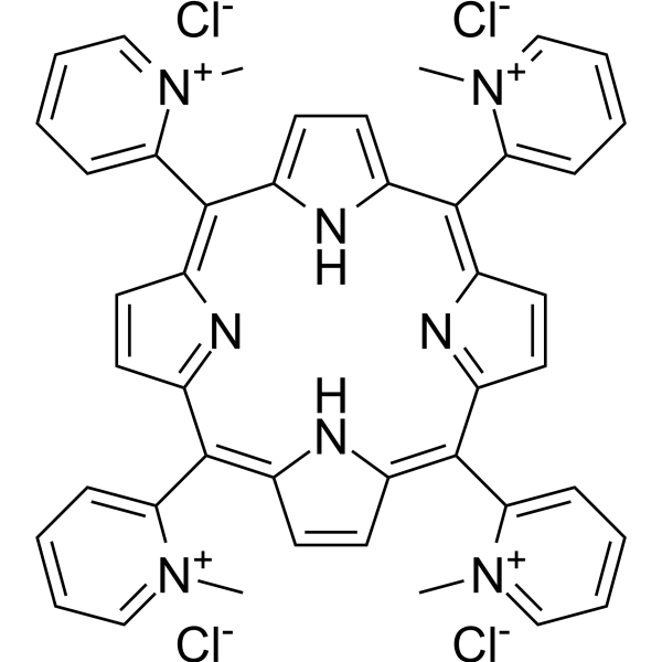 H2TMpyP-2 chloride Chemical Structure