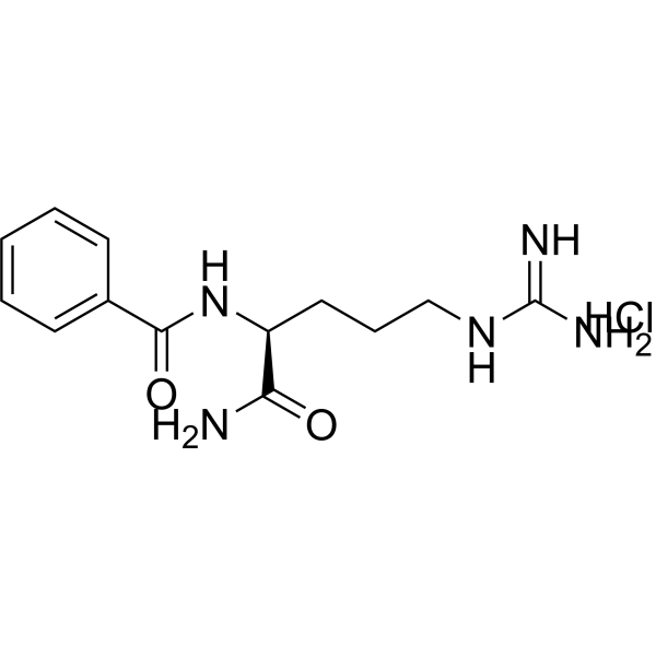 (S)-N-(<em>1</em>-<em>Amino</em>-5-guanidino-<em>1</em>-oxopentan-2-yl)benzamide hydrochloride
