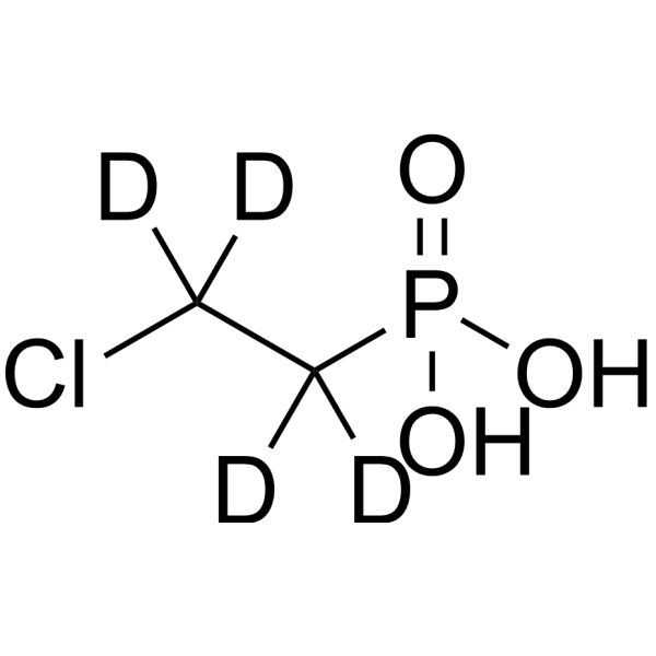 Ethephon-d<sub>4</sub> Chemical Structure