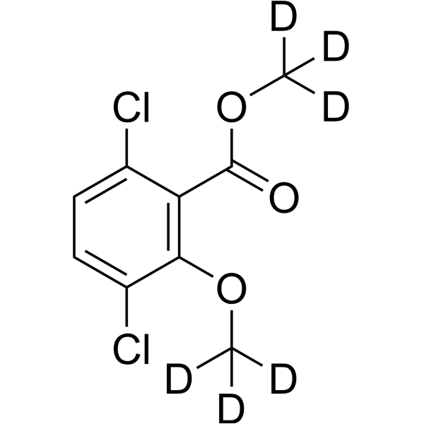 Dicamba methyl ester-d<sub>6</sub> Chemical Structure