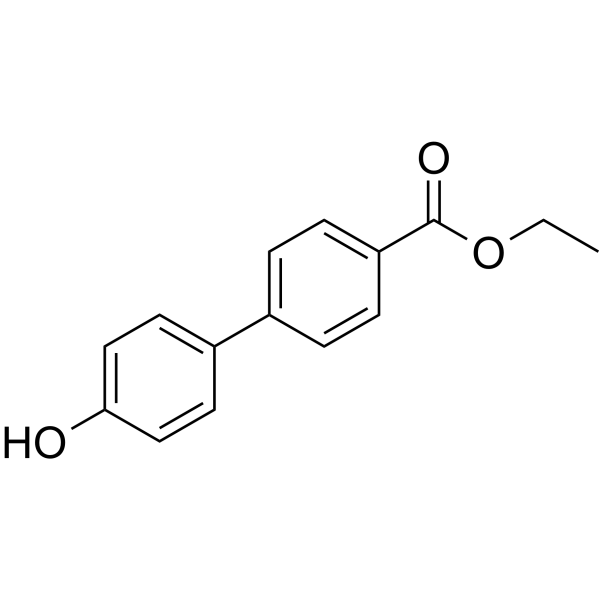Ethyl 4'-hydroxy-[1,1'-biphenyl]-4-carboxylate Chemical Structure